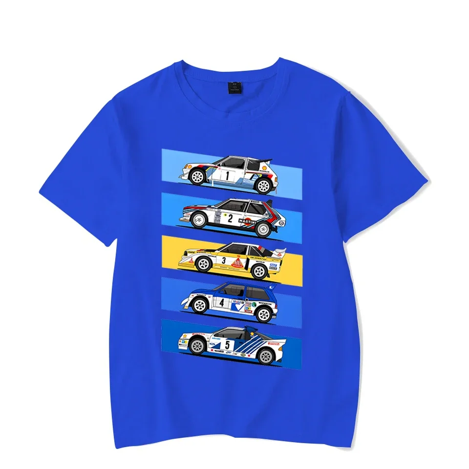 1986 Gruppo B Rally Cars Divertente Tee T-shirt Moda Estate Uomo Manica corta T-shirt Nero Top Tees Hip Hop Streetwear Camisetas