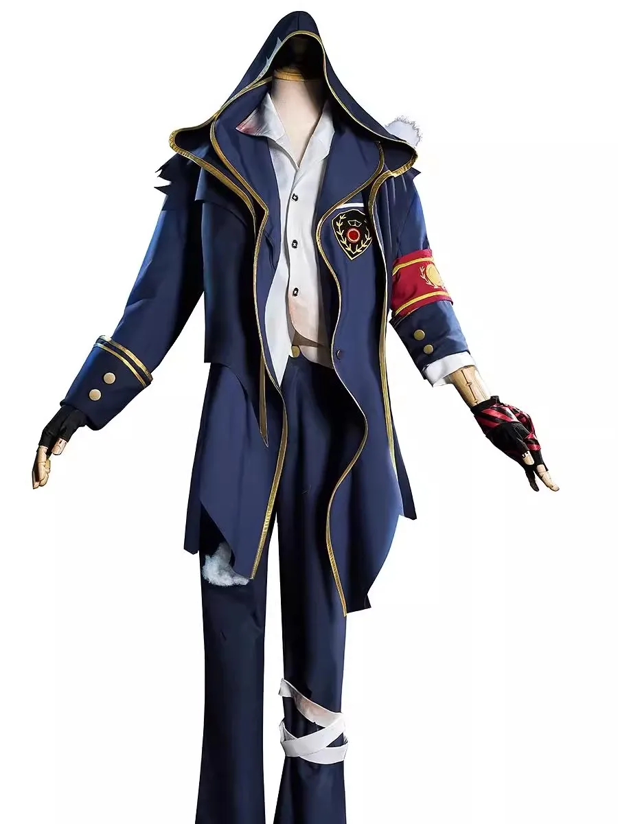 COS-HoHo Identity V Naib Subedar Mercenary Unique Fashion Game Suit Cosplay Costume Halloween Party Role Play Outfit S-XXL