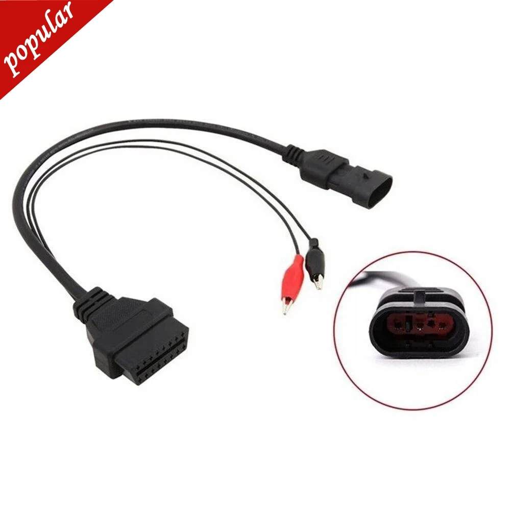 3Pin OBD Cable For Fiat For Lancia For Alfa Romeo 3 Pin Male To OBD 16pin Adapter OBD2 OBDII DLC 16 Pin Female Diagnostics T