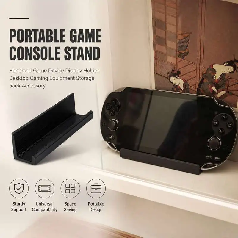 Portable Game Console Stand Handheld Game Device Display Holder Desktop Gaming Equipment Storage Rack Accessory