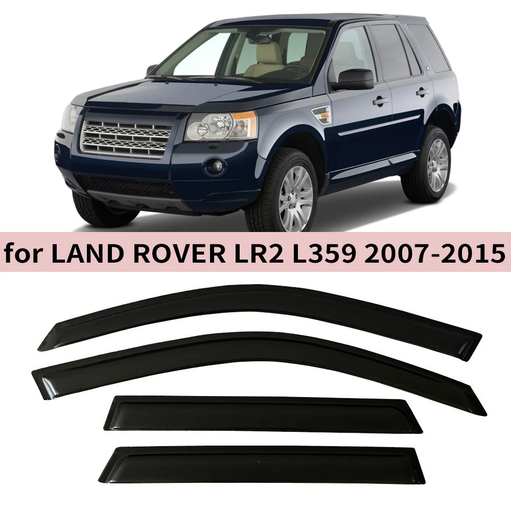 

Window Visor for Land Rover LR2 L359 2007 2008 2009 2010 2011 2012 2013 2014 2015 Wind Deflectors Rain Guards Door Visor Vent