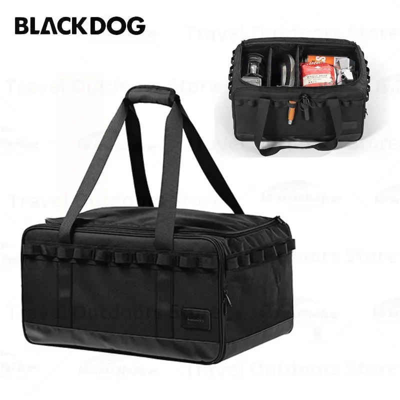 Naturehike-BLACKDOG Outdoor Camping Storage Bag 48x31cm Big-Capacity Sundries Storage Handbag 300D Oxford Durable Travel Bag