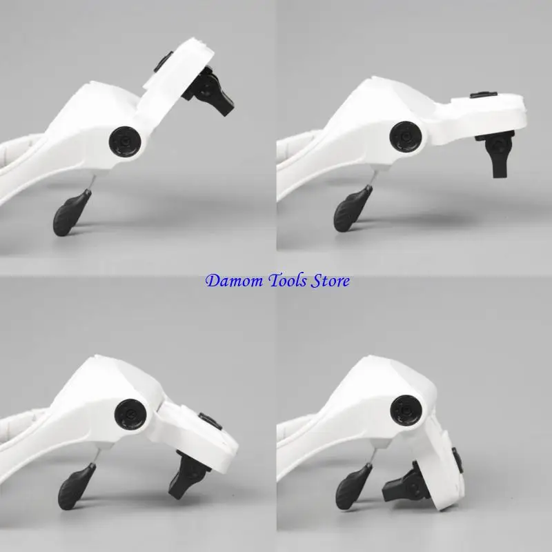 

Лупа с подсветкой 57BE, 1X 1,5X 2X 2,5X 3,5X, увеличительное стекло с повязкой на голову