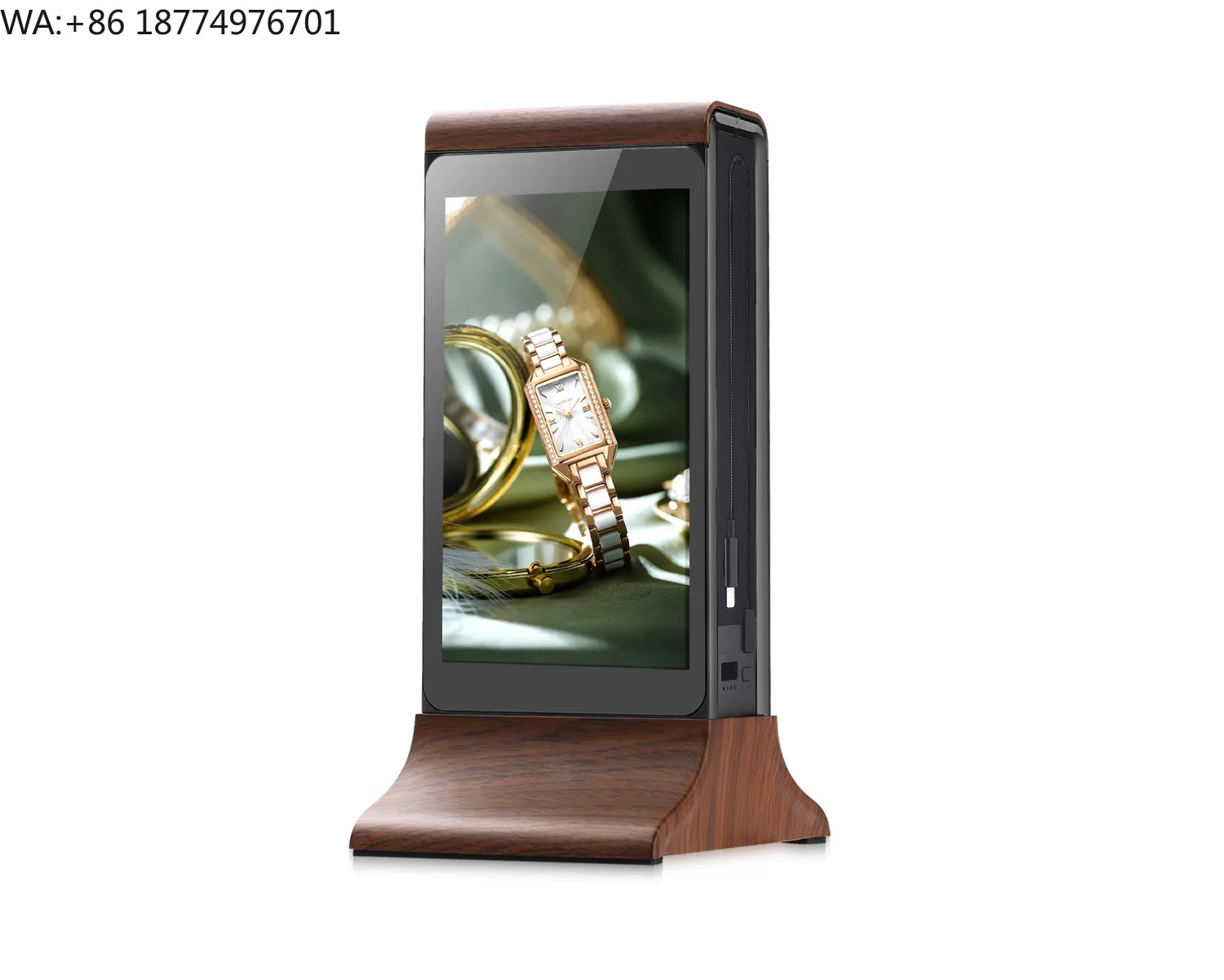 

Настольный 7-дюймовый ЖК-дисплей Android для цифровой рекламы, меню ресторана, зарядной станции для телефонов и повербанка