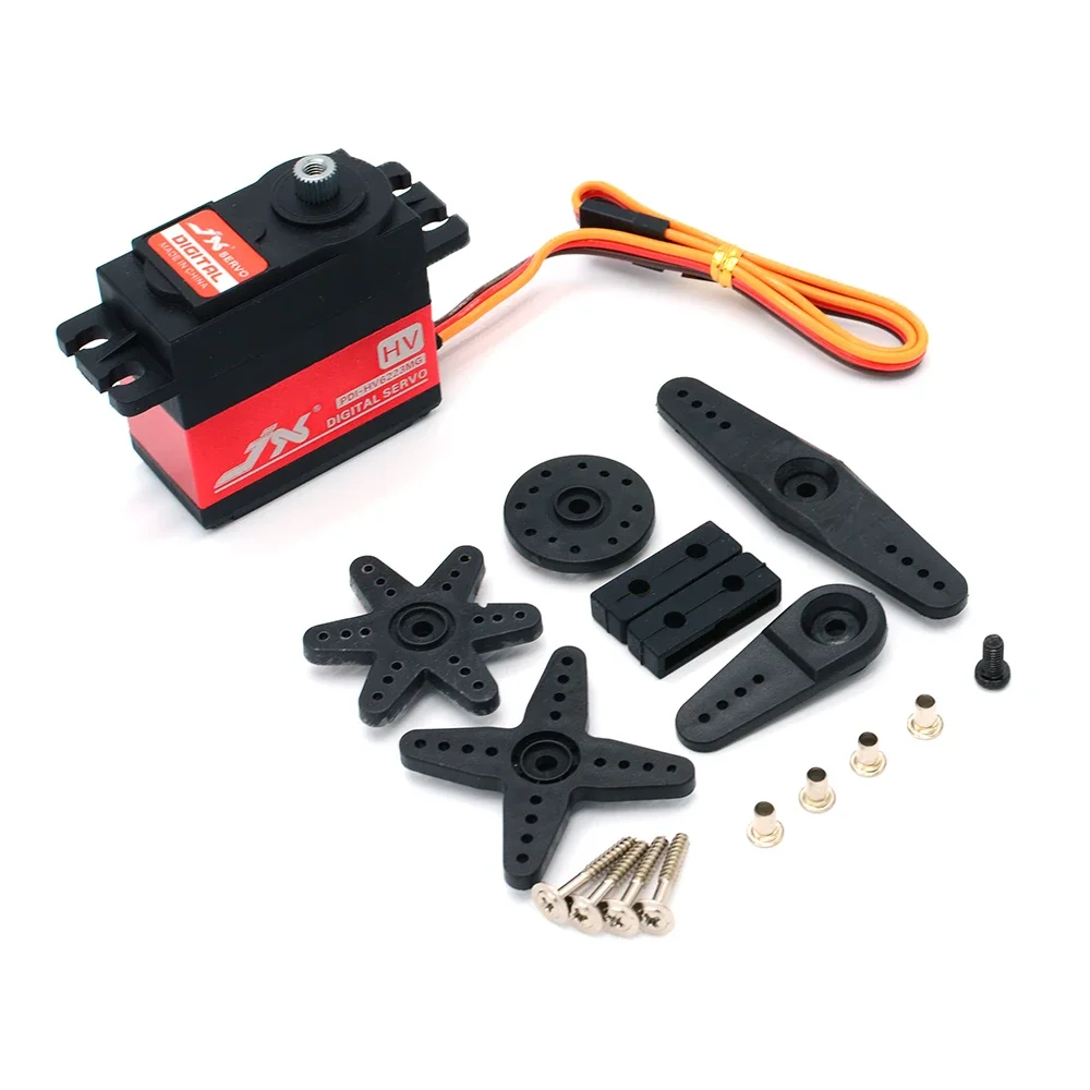 JX Servo PDI-HV6223MG 8.4V 23KG Metal Gear Digitale Standaard Servo Aluminium Shell voor 1/8 1/10 RC Auto Robot vliegtuigen Vliegtuig Deel