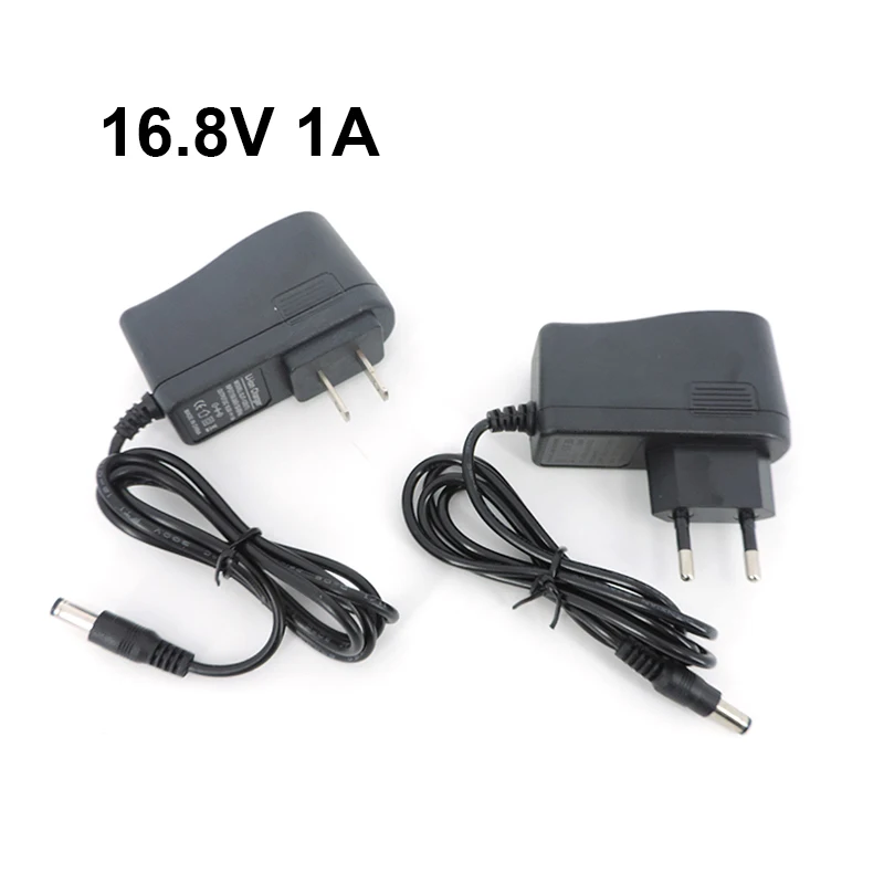 16.8V 1A 1000MA Lithium li-ion Battery AC DC Wall adapter Charger for Screwdriver 14.4V 4Series 18650 Lithium Battery 5.5*2.5MM