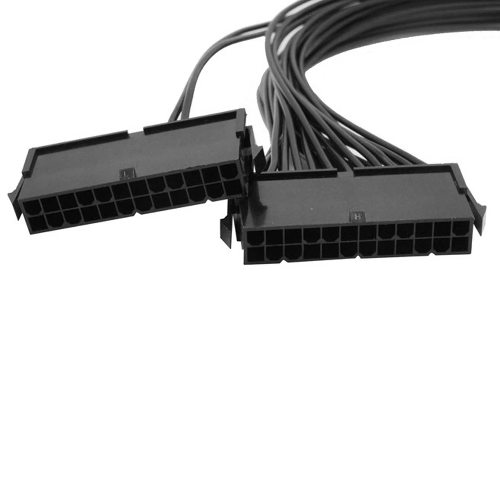 2 шт. ATX 24-контактный блок питания шнур питания 18AWG силовой синхронный стартовый кабель адаптер материнской платы для BTC