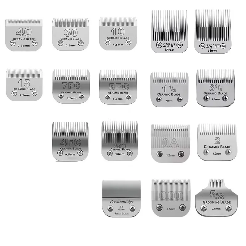Dog Grooming Detachable Pet Hair Clipper Ceramic Blade Fit For Andis,Oster A5,Wahl KM,Furzone/Laube/Conair Animals Trimmer