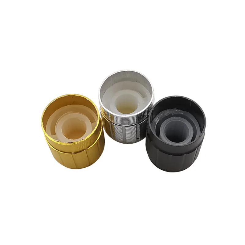 5Pcs 20 Position 360 Degree Digital Rotary Encoder EC11 Knob 5 Pin Button Handle Long 15/20mm With A Built In Push Button Switch