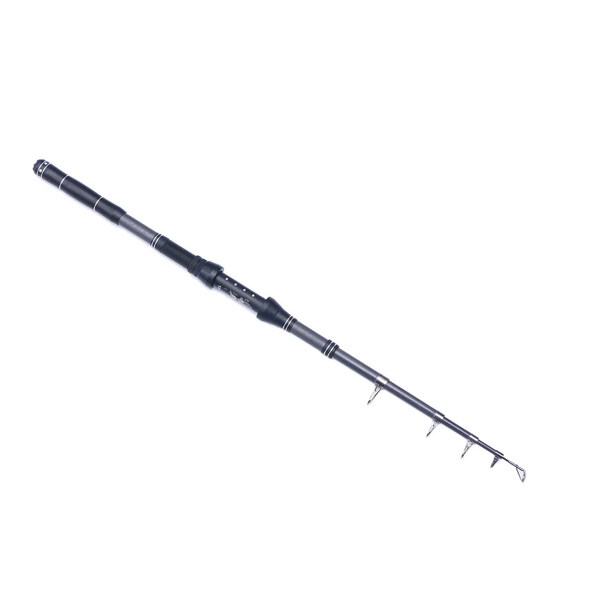 

2.7 Meters Carbon Fiber Telescopic Fishing Rod Ultrashort Portable Travel Tackle Cnc Machined Reel Seat Stainless Steel Guides