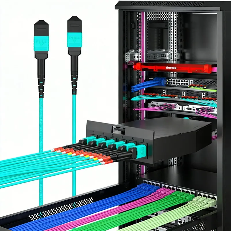 

Faso 8-ядерный OM3 MPO/UPC Female-LC/UPC Тип B Полярный оптоволоконный патч-корд MM Многорежимный для QSFP + багажник приемопередатчика