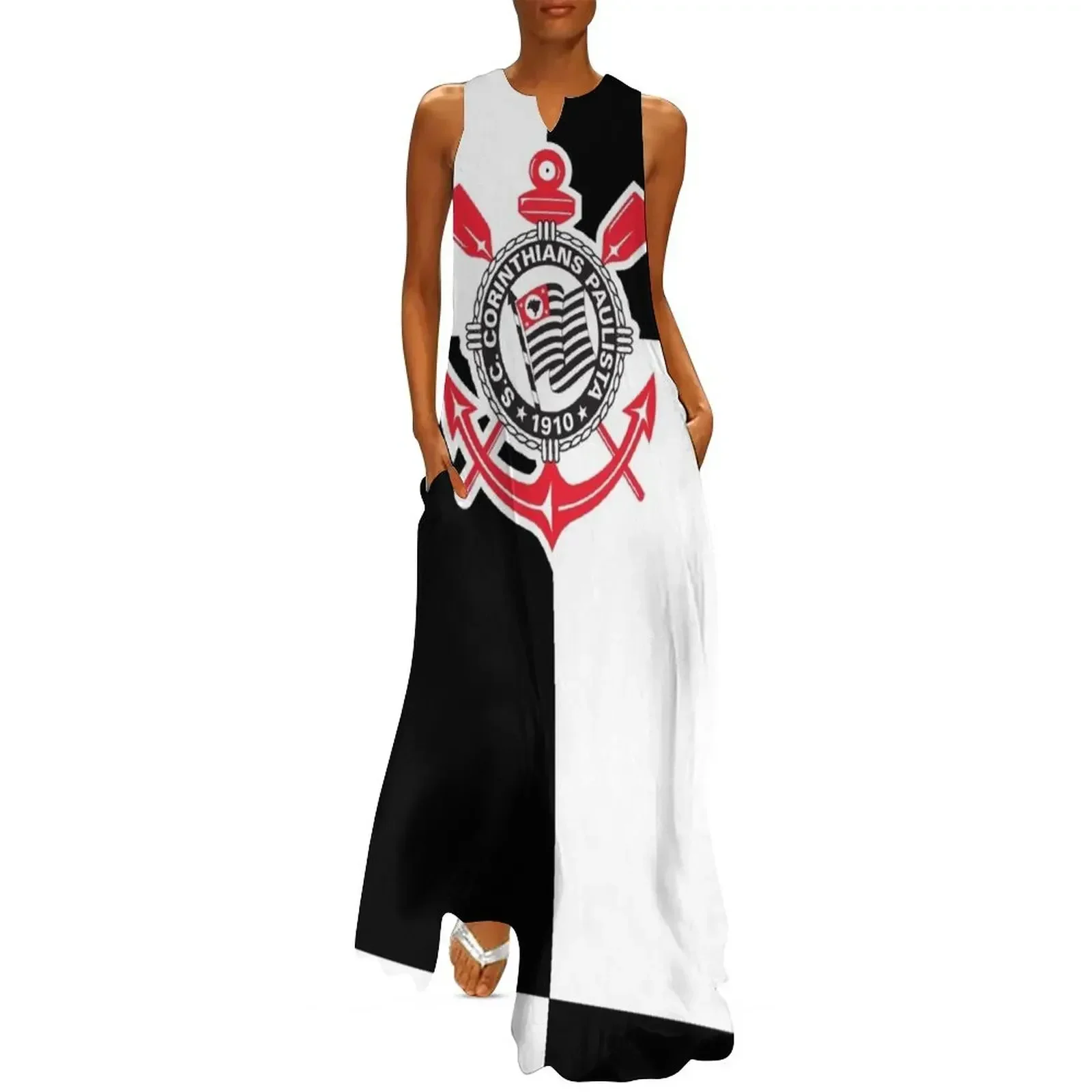 

My City, My Colours, Corinthians from Brazil Long Dress evening dresses luxury 2025 Dress