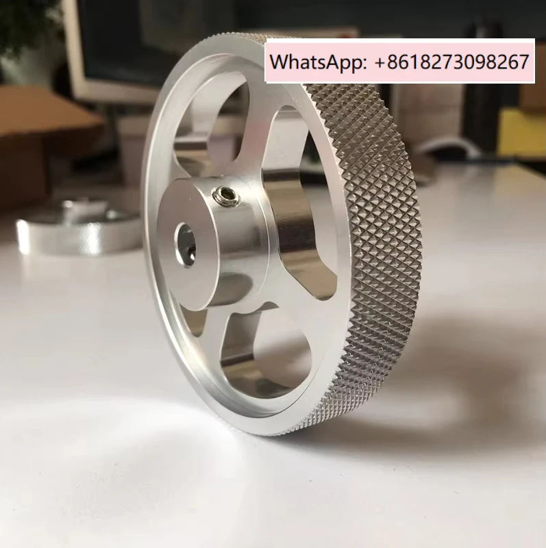 

Metal aluminum alloy embossing wheel synchronous encoder wheel meter wheel circumference 200.250.300mm OO
