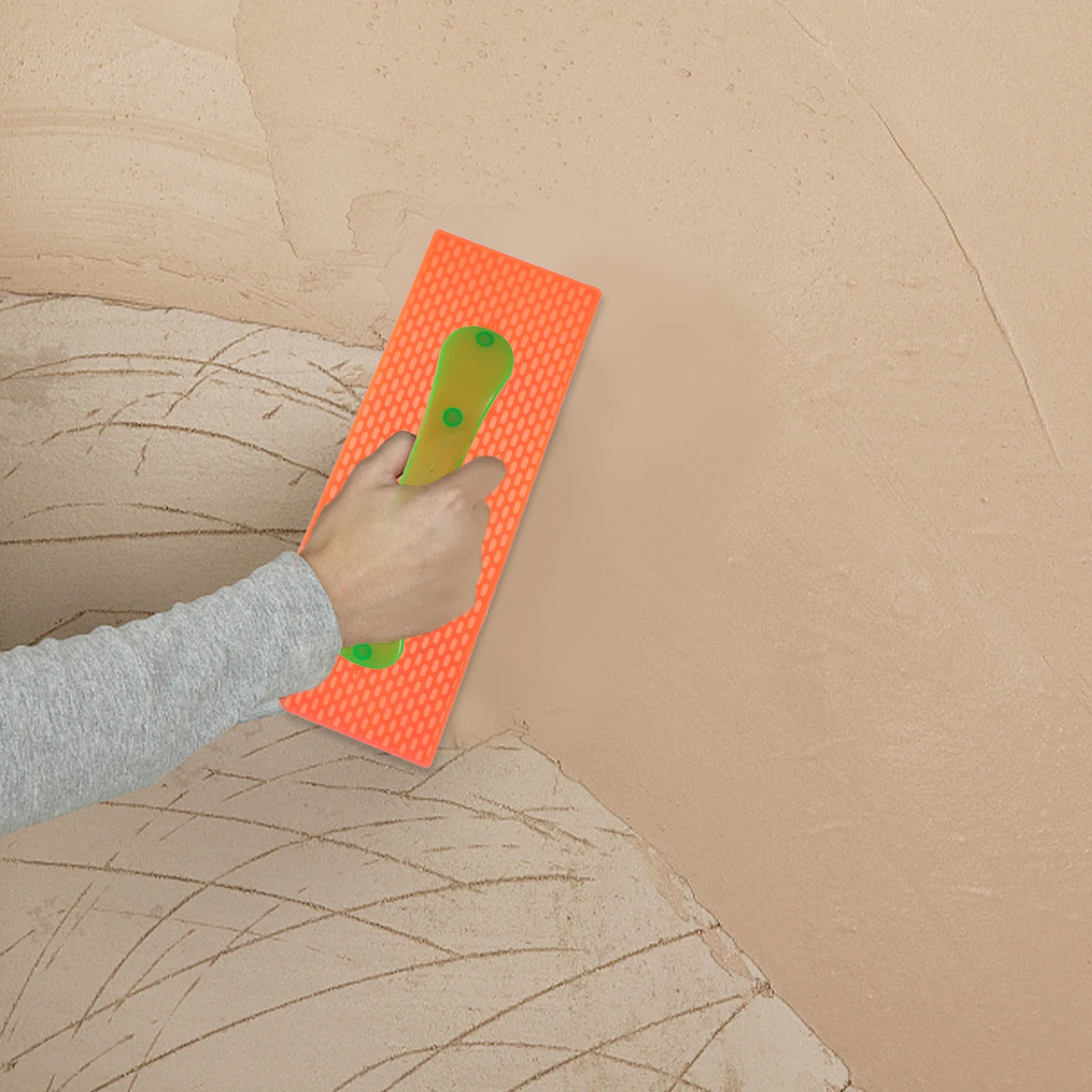 

Plastic Trowel Cement Tools Lightweight Durable Flat Bottom Design Easy Clean Hand Tool Heavy Duty Concrete Wall Painting