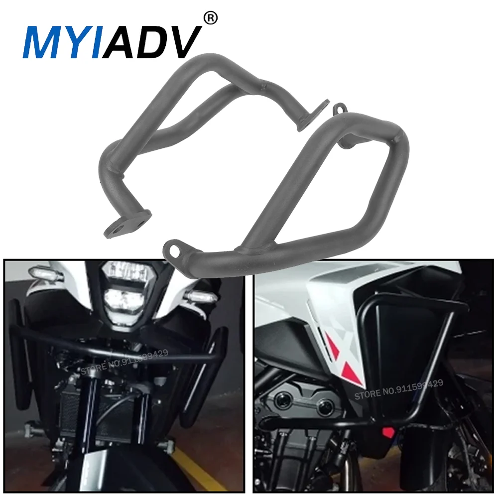 Motorrad Motor Schutz Crash Bar Stoßstange Autobahn Fallen Schutz Zubehör Für Honda NX400 NX500 NX 400 500 2023 2024 2025