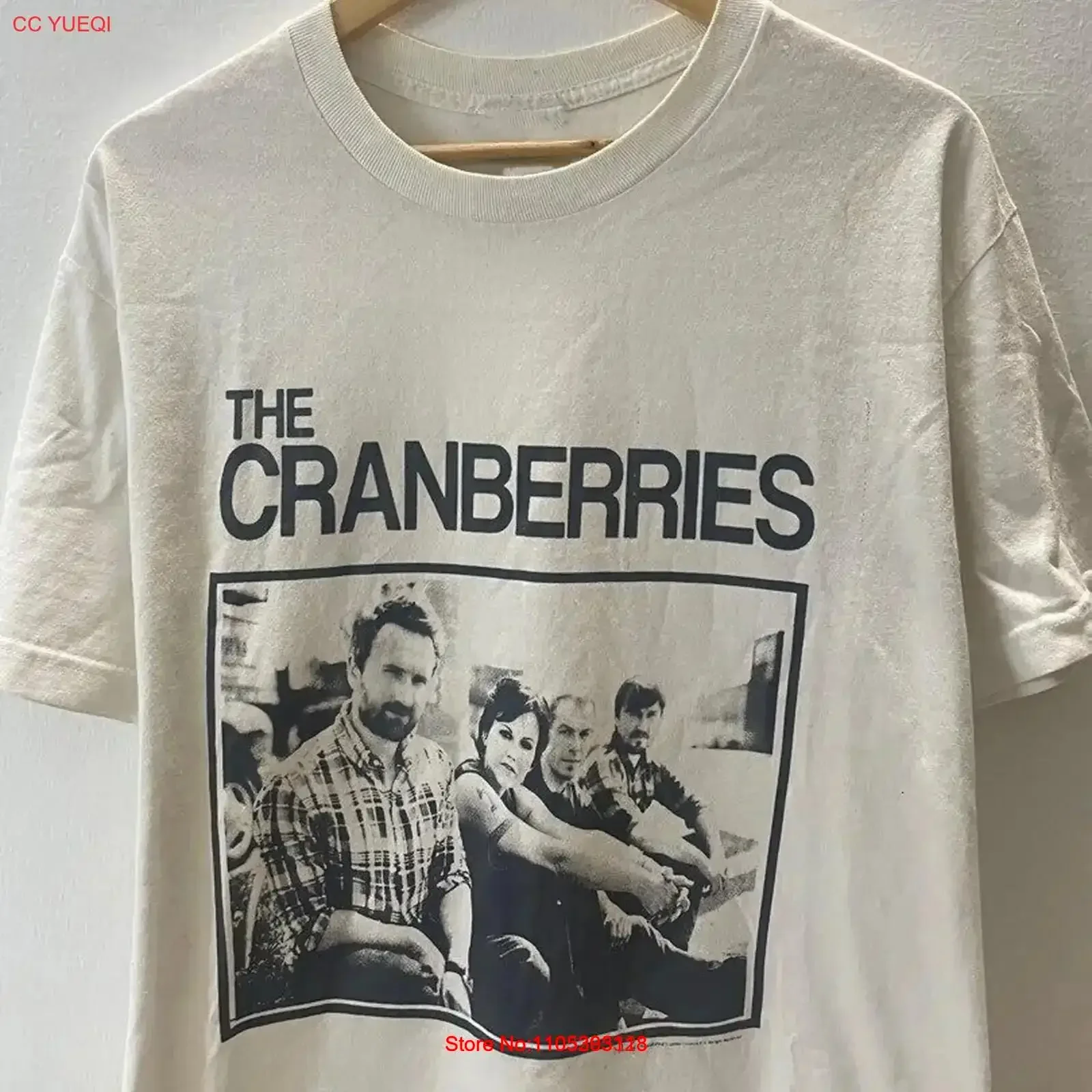 Classic The Cranberries Band New Men S 235XL T Shirt SU076 vintage Washed fashion Versatile streetwear Casual Soft Stylish