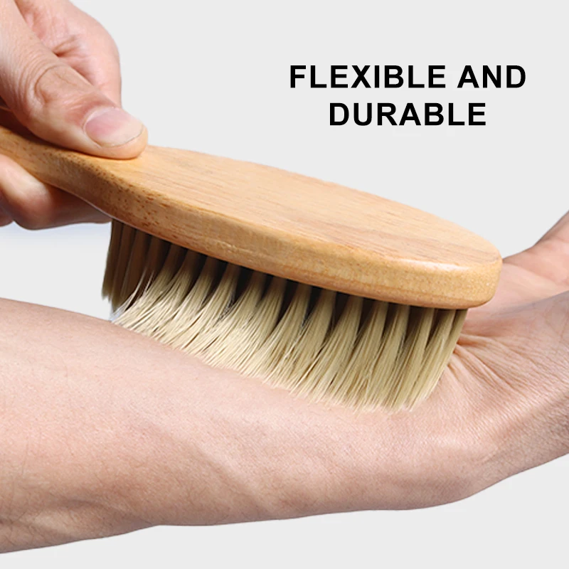 Shoe Cleaning Brushes Laundry Brushes Rubber Wood Bristles Soft Bristles Not Harm Shoes Clothes Household Cleaning Tools