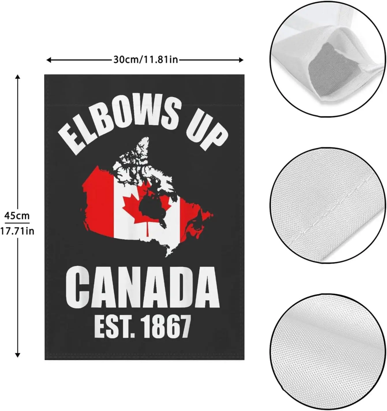 Elbows Up Canada Garden Flag Funny Banners Beach VVL YYX EEZ