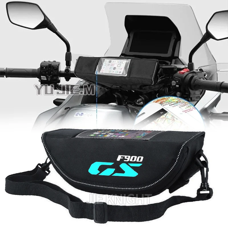 

For BMW F900GS F900 GS Adventure F 900 GS 2024 Motorcycle Handlebar Bag Waterproof Handlebar Travel Navigation Bag