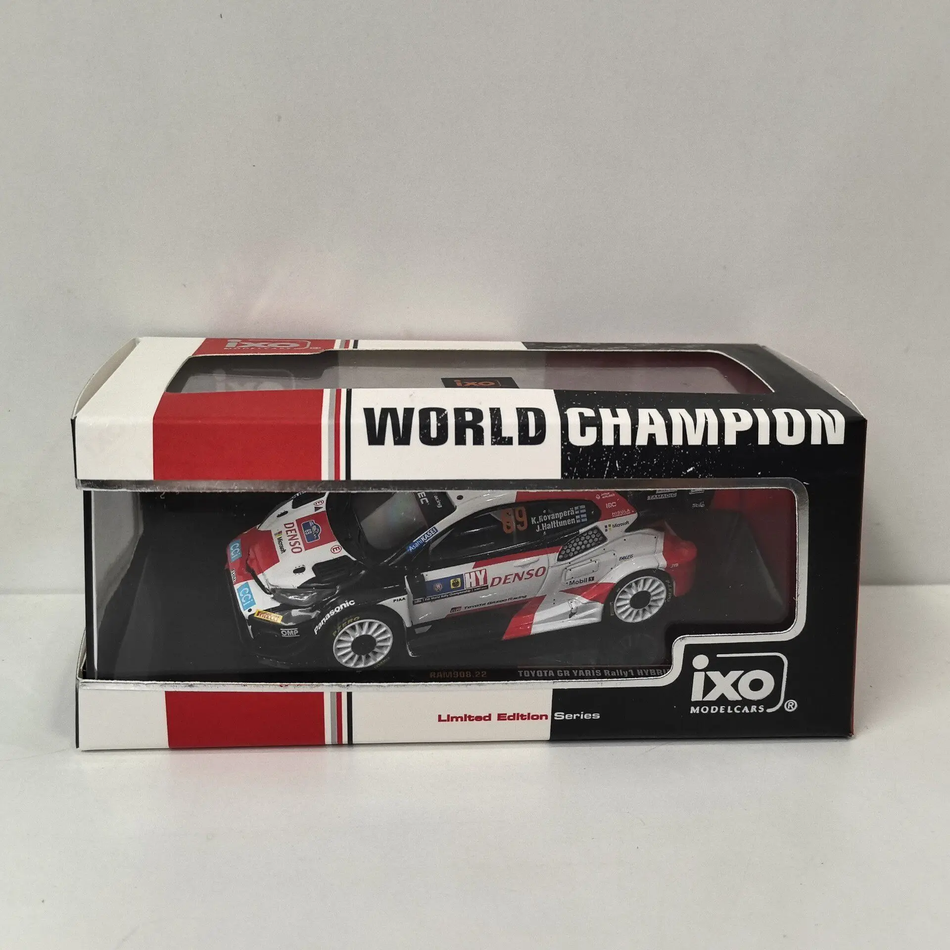 

Diecast IXO 1/43 # 69 Scale TOYOTA GR YARIS 2023 Racing W4 Alloy Car Model