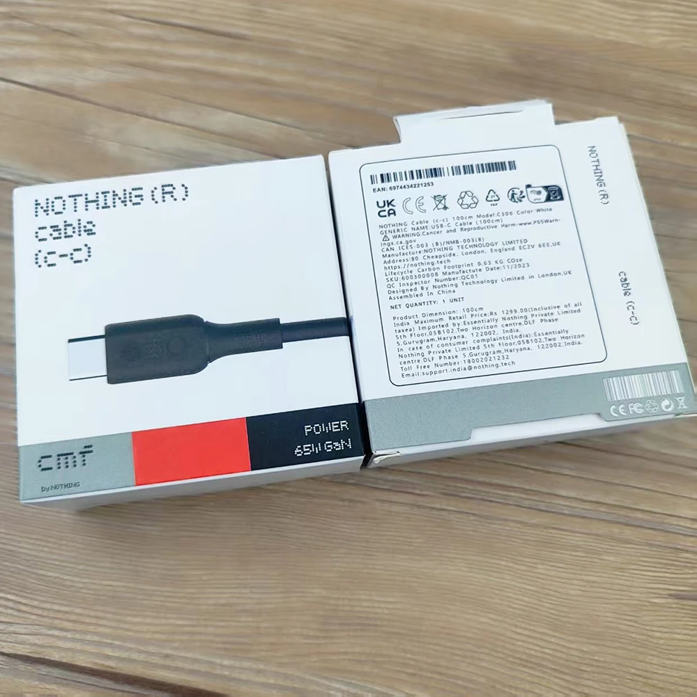 100 سنتيمتر 6A USB C إلى USB C PD سلك شحن سريع CMF الطاقة 65 واط GaN سلك بيانات الشحن السريع ل لا شيء الهاتف 1 2 3 Pro 1a 2a 3a Plus #5