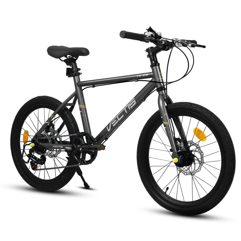 

Детский велосипед A20183, 6–12 лет, 20 дюймов, 7-скоростная стальная рама, двухдисковые тормоза, шины 20x1,75, 4 цвета