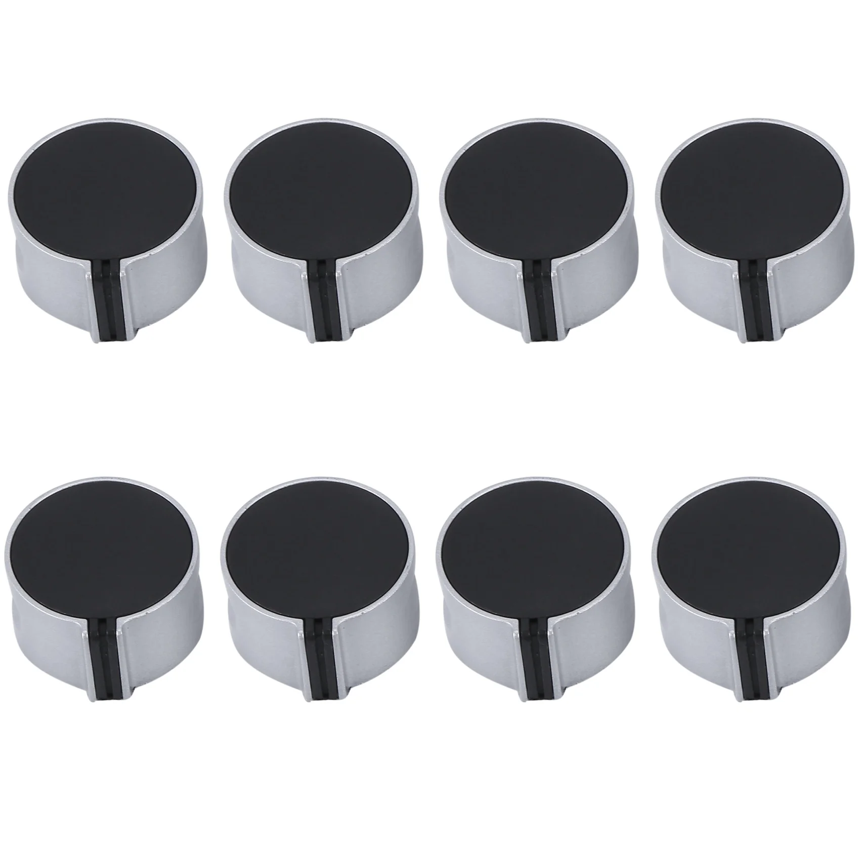 8 PCS Gas Stove Knob,8mm Cooker Control Switch Range Oven Knobs Cooktop Burner Knob for Kitchen Replacement Accessories