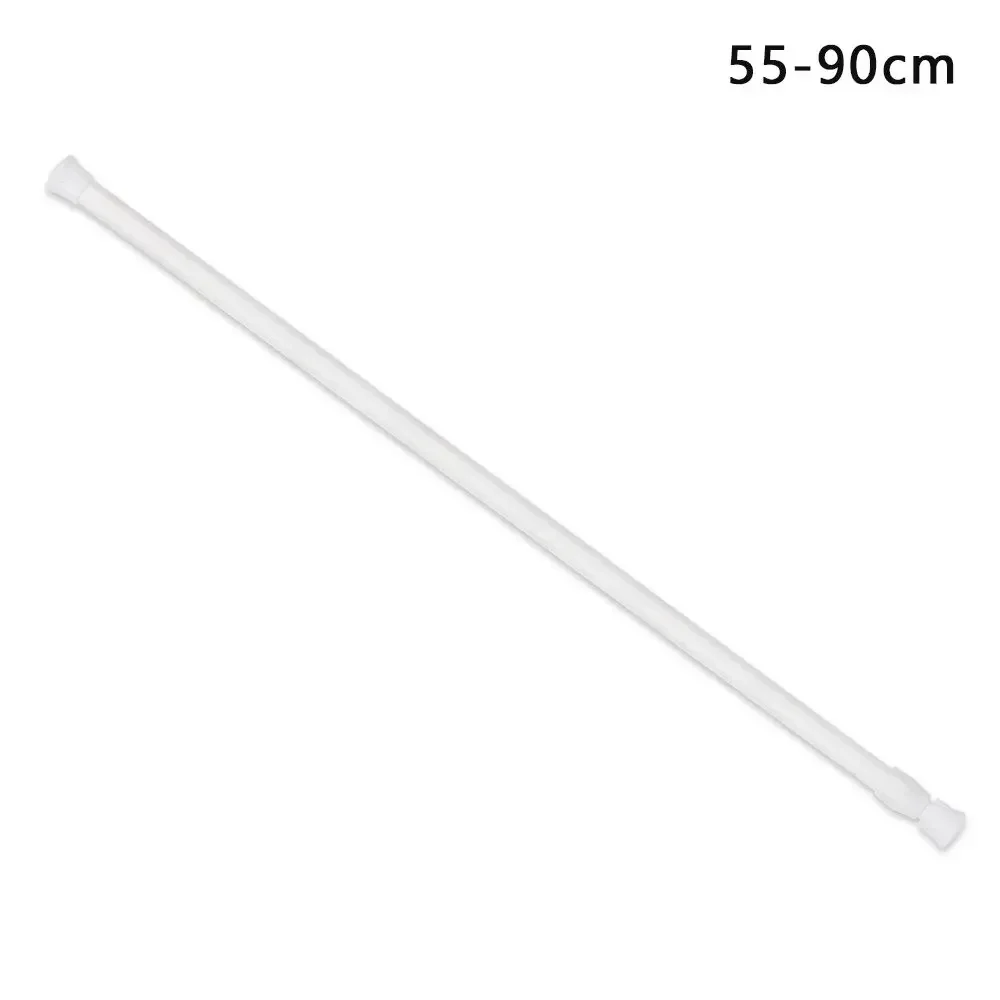 30-110CM Multi Purpose Spring Loaded Extendable Telescopic Curtain Pole Tension Rail Net Voile Pole Net Rods Curtain Telescopic