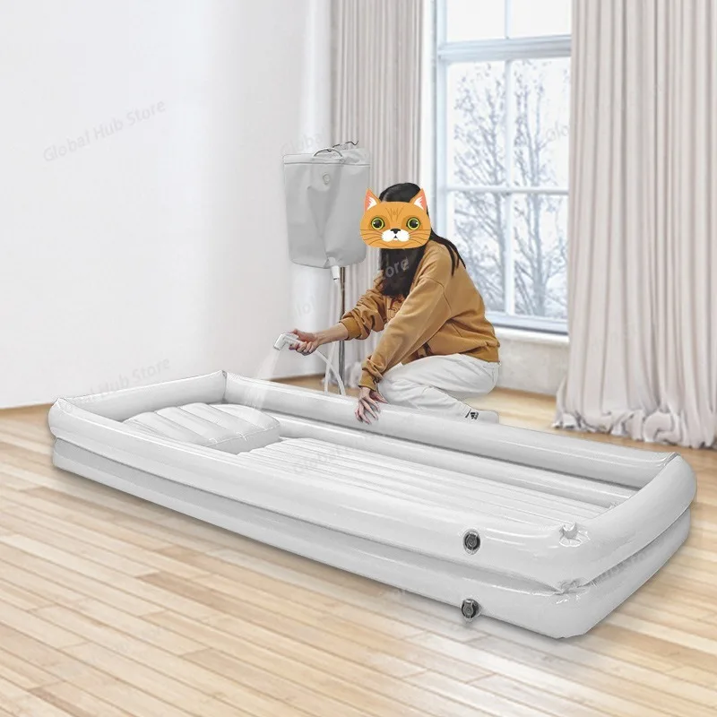 

Надувная ванна для ухода за пожилыми людьми, надувная ванна из ПВХ для обłożonych пациентов, бытовая ванна для взрослых, ванна