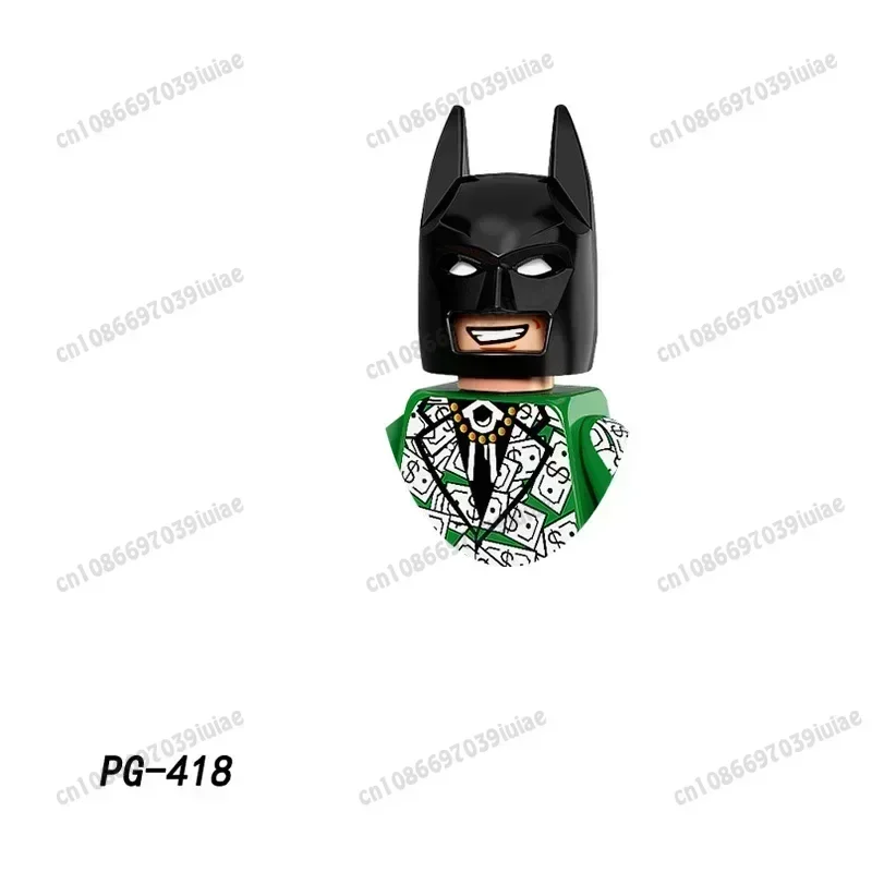 PG8110 Super Hero Batman Clown Crazy Quilt Arrow Killer Moth Cartoon Character building block Boy Birthday Present PG420 PG423