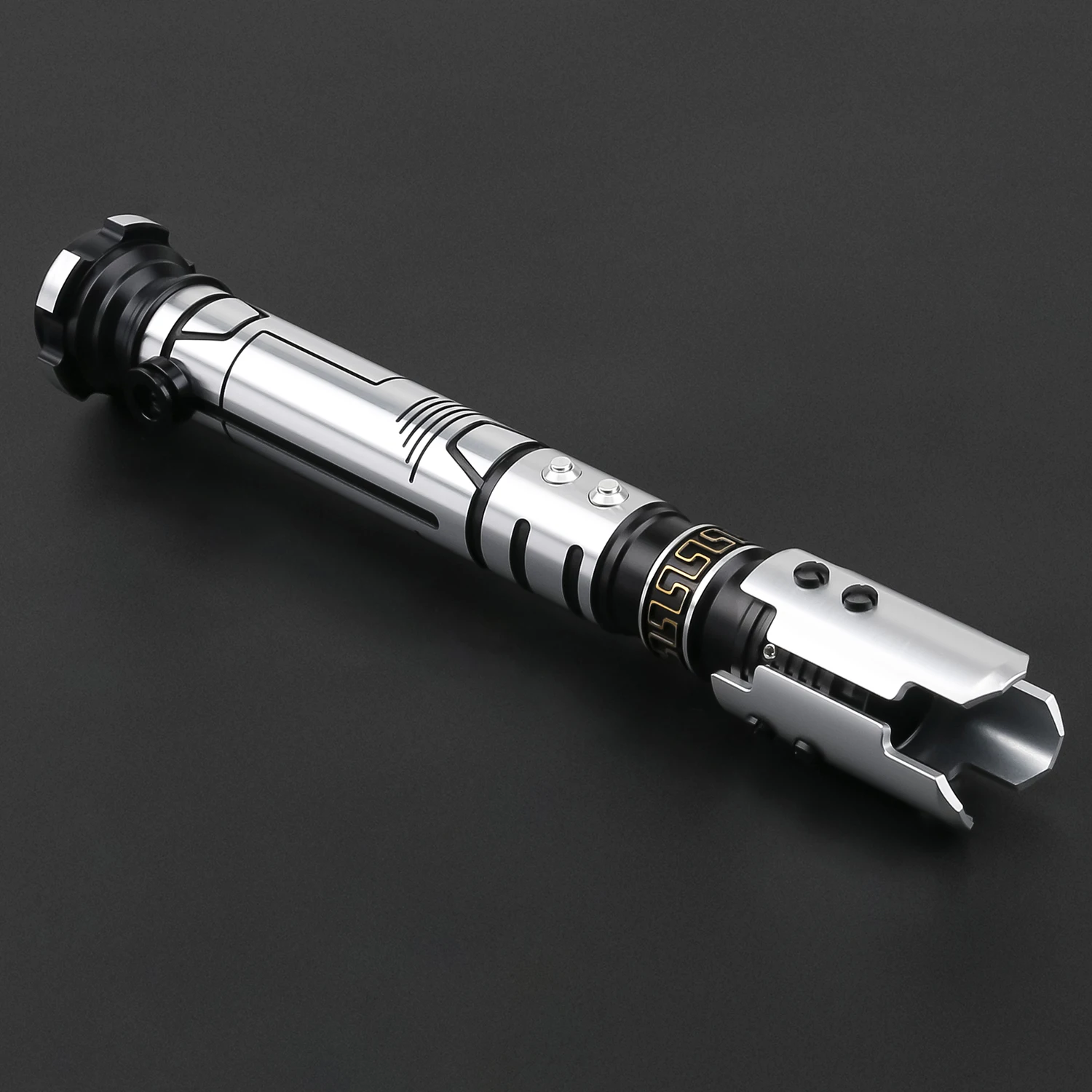 TXQSABER Judger sabre Laser balançoire lisse poignée en métal rvb duel lourd Bluetooth Neopixel épée Laser 12 couleurs changement Cosplay