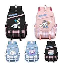 Cinnamoroll-mochilas escolares para niños y niñas, bolsa de dibujos animados para estudiantes, mochilas universitarias, mochila de jardín de infantes, bolsa de viaje informal para mujeres