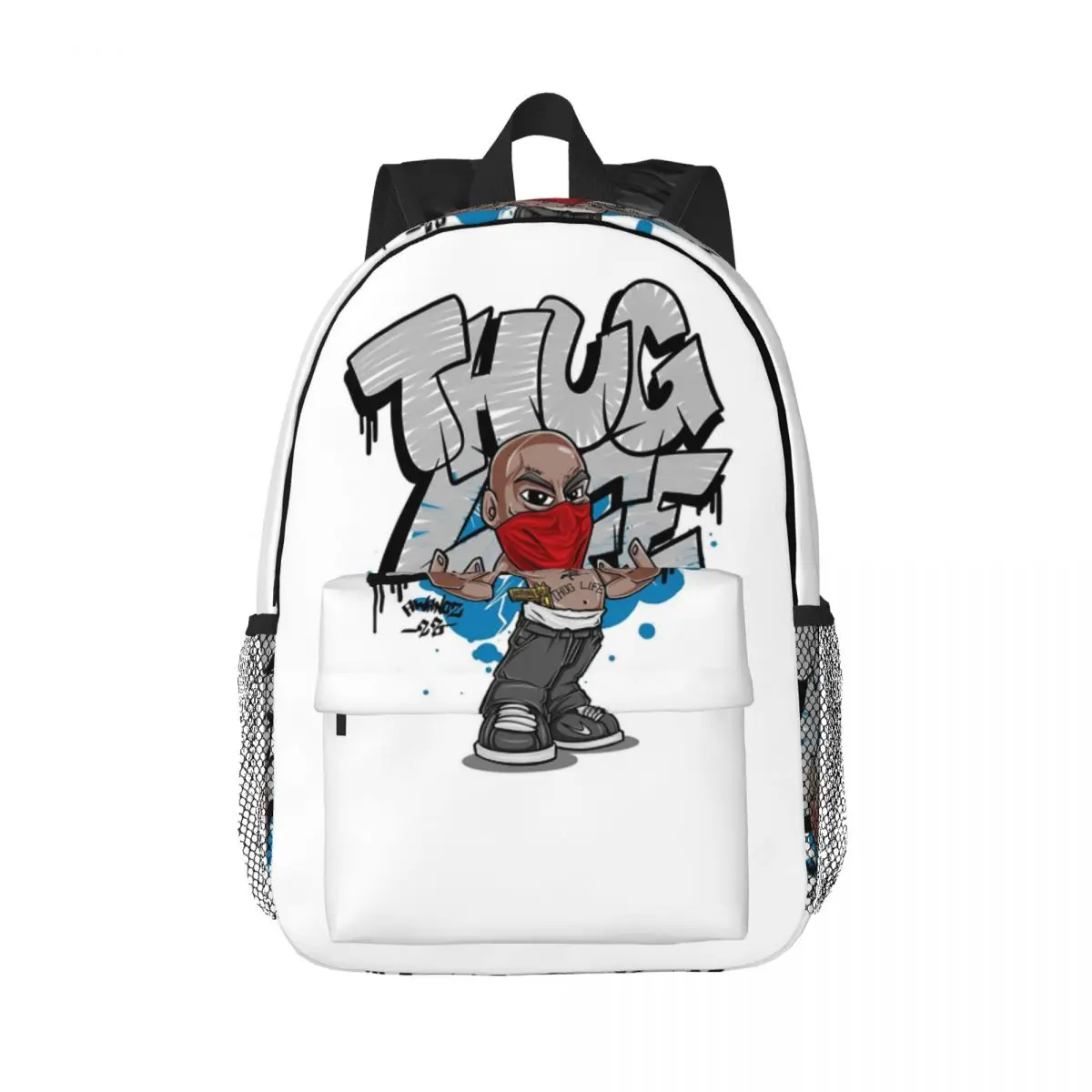 

Рюкзак Tupac 2pac Thug Life, Лидер продаж, рюкзак большой емкости для мальчиков и девочек, сумка для книг, сумки на плечо для мужчин, женщин, детей, школьная сумка