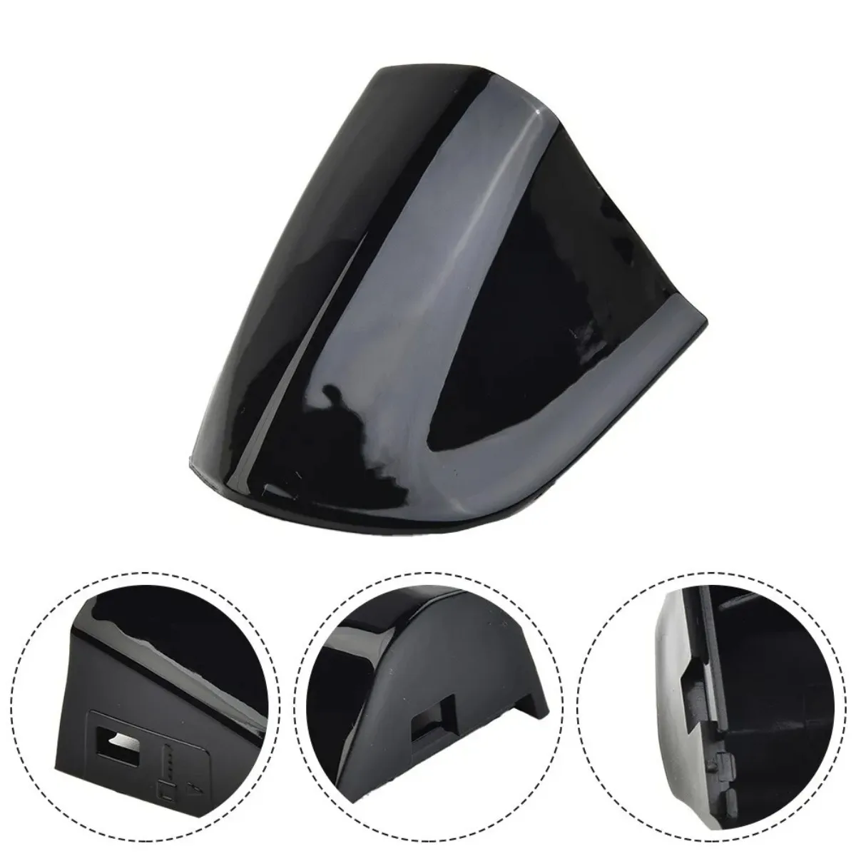 For Ford Mustang 2015 2016 2017 2018 2019 2020 Black New Left Side Driver Exterior Door Handle Cap Car Parts FR3Z-63218A15-AA - view 2