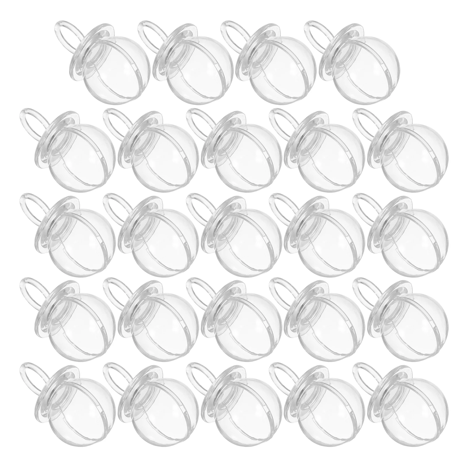 

Pacifier Candy Box Shower Containers Party Favor Case Boxes for Clear Pacifiers