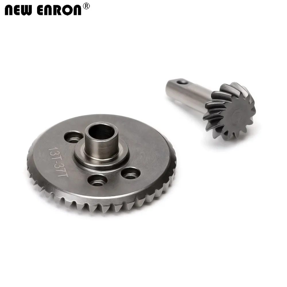 NEW ENRON 37T/13T Steel Differential Ring Pinion Gear 5379X for RC Traxxas Slash Revo Summit Slayer Stampede T-Maxx Rustler XO-1