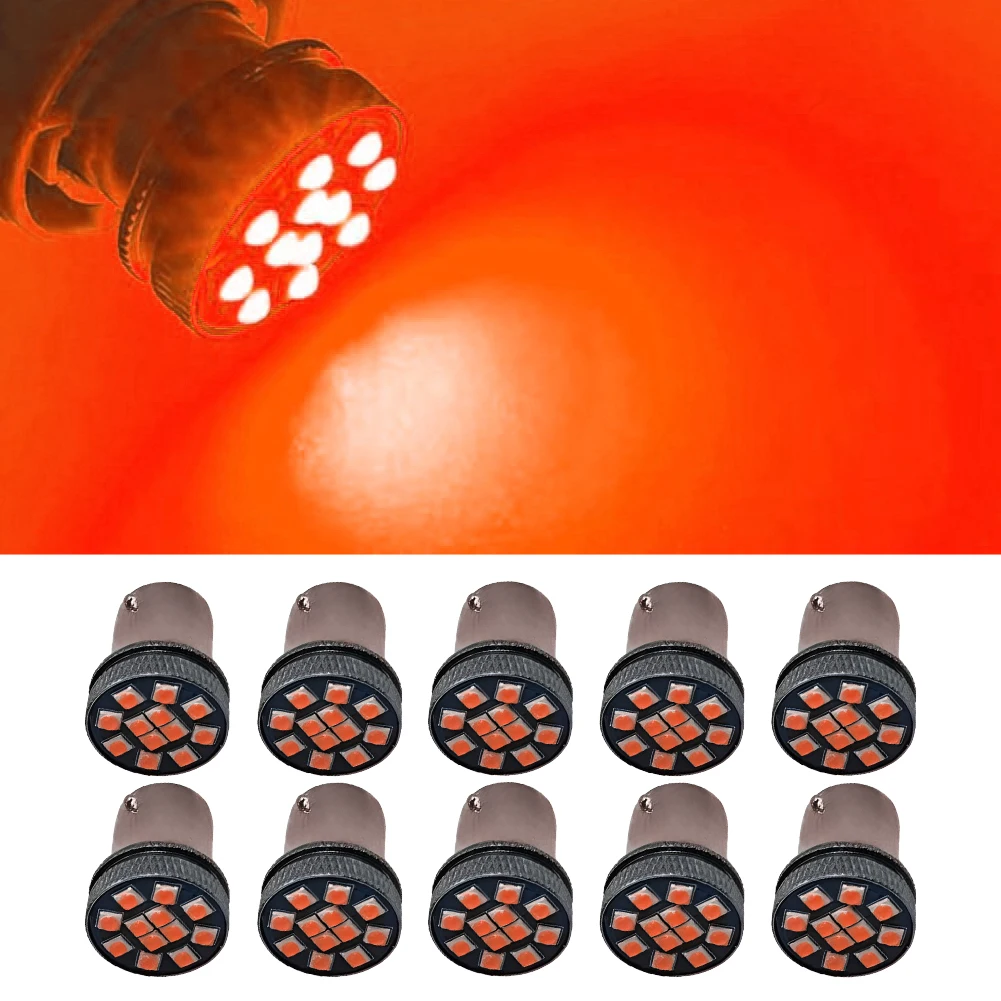 

Красный светодиод 12SMD BAY15D 1156 P21W DRL лампы указателя поворота для грузовика автомобиля P21W BAY15D 1156 1157 7440 3157 T20