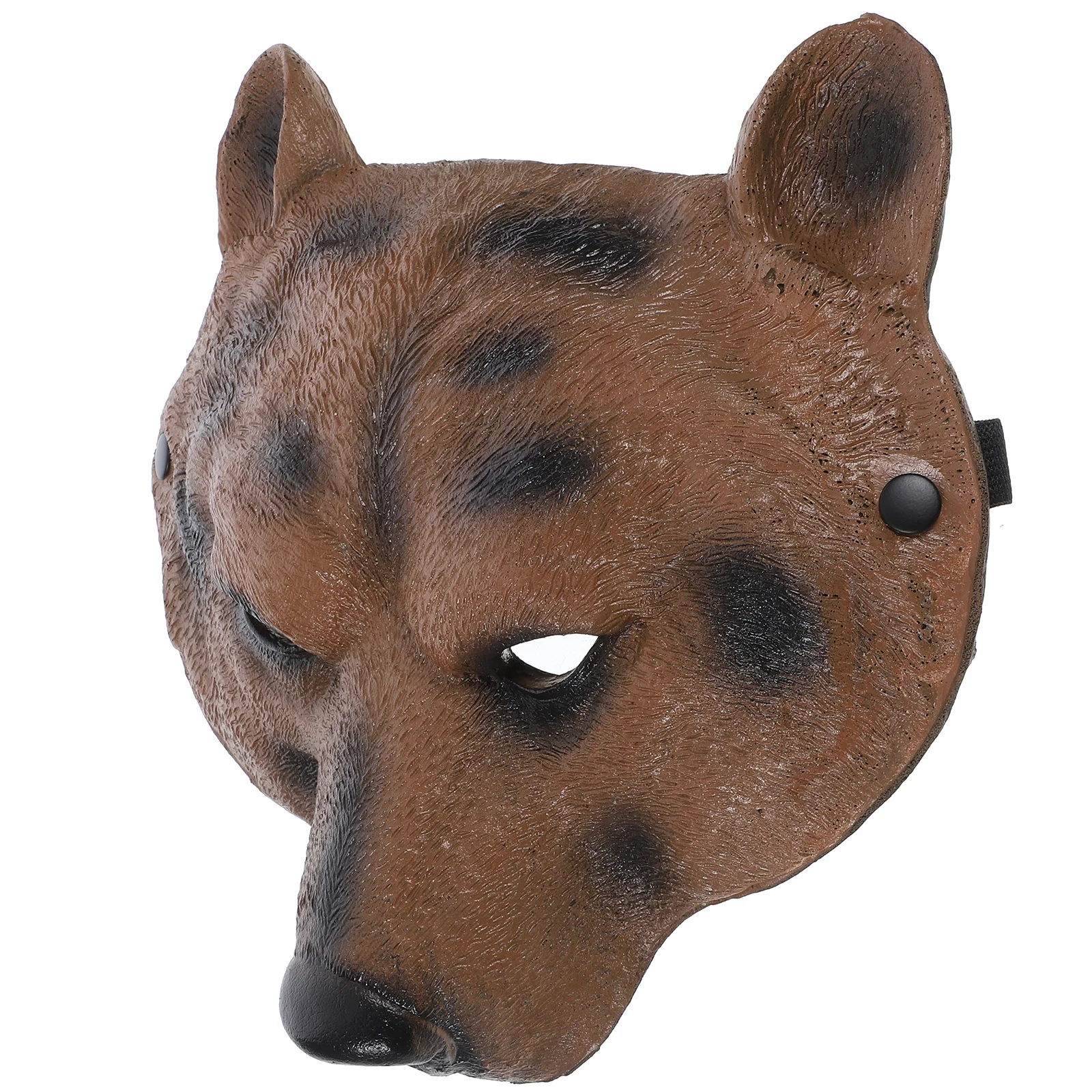 Animal Bear Mask Pu Material Reusable Comfortable For Masquerade Party Festival Carnival Cosplay Dance Show Bear Head Mask