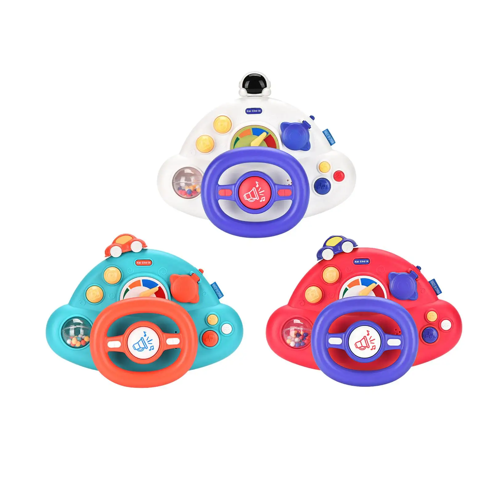 Contrôleur de conduite simulé, jouets vocaux interactifs avec direction de lampe itude