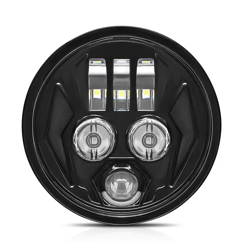 

Стабильная 5,75-дюймовая светодиодная фара для мотоциклов Iron 883, Dyna, Wide Glide, Forty Eight, Super Glide, Nightster с указателями поворота