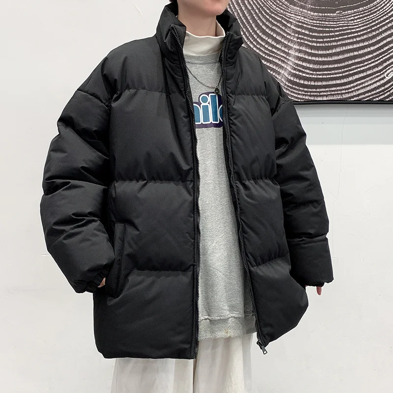 Casual Massief Katoenen Gewatteerde Herenjassen 2023 Herfst Winter Losse Dikke Warme Parka 'S Donsjas Bovenkleding Oversized M-8XL Topkleding