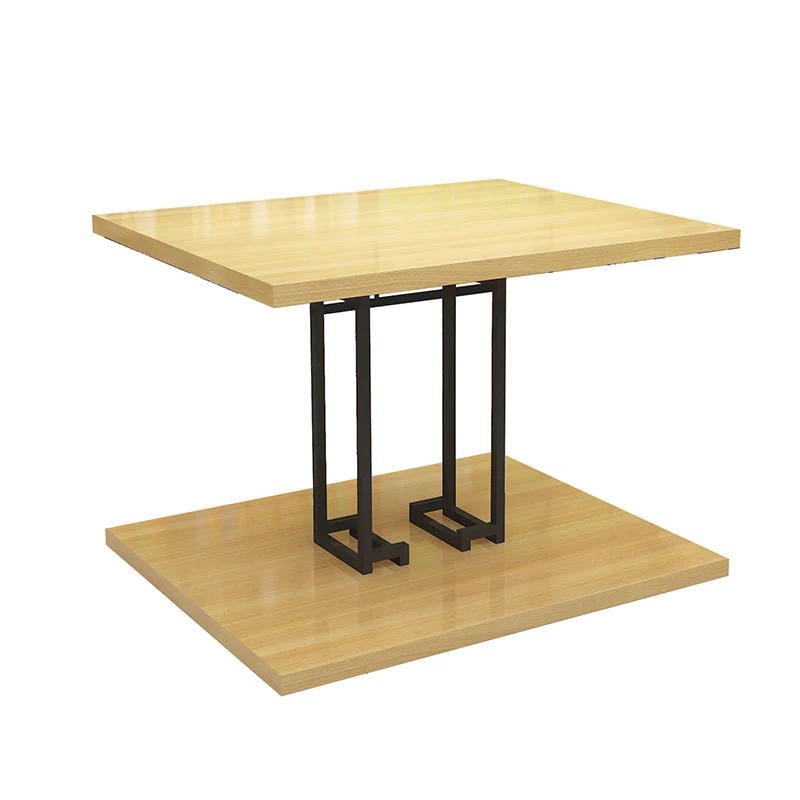 

Customized: Supermarket Shelf Milk Gift Display Cabinet Grain And Oil Promotion Table Steel Wood Nakajima Shelf