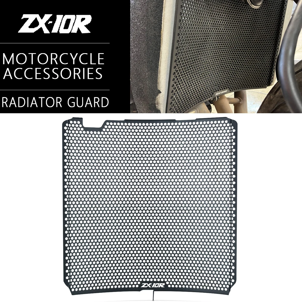 Motorcycle Accessories For Kawasaki  ZX-10R Radiator Grille Grill ZX10R Guard Cover Protection 2008 - 2016 2017 2018 2019 2020