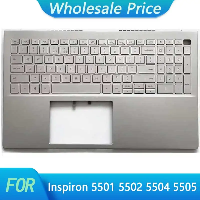 

New For Dell Inspiron 5501 5502 5504 5505 Laptop Palmrest Case Keyboard US English Version Upper Cover