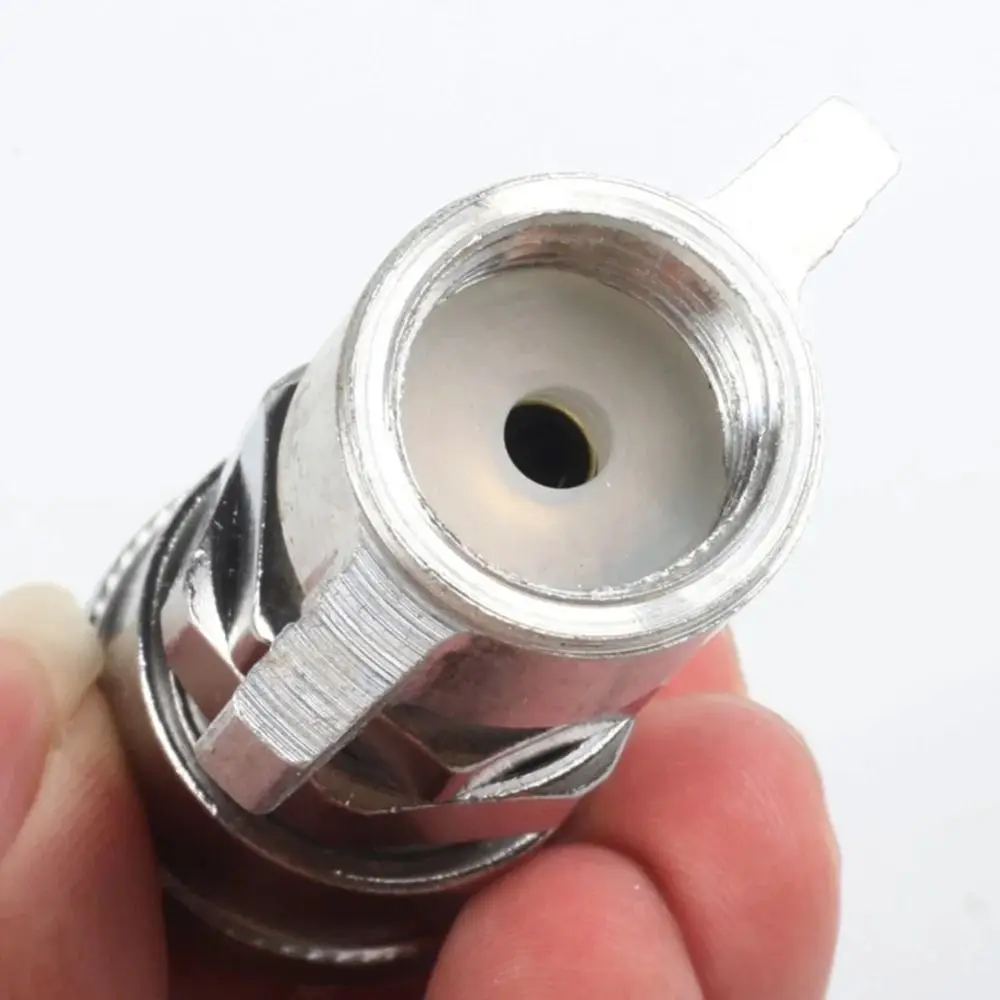 1Pcs Straight Through/Integrated Elbow Pneumatic Connector Silver Metal Air Tank Adapter Truck Dust Blower Parts Pipe Fitting