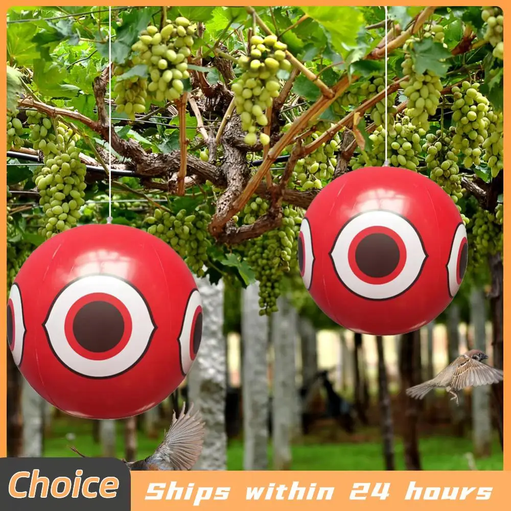 

Надувной отпугиватель птиц в форме глаза, светоотражающий шар для защиты ферм от голубей и других птиц, из ПВХ