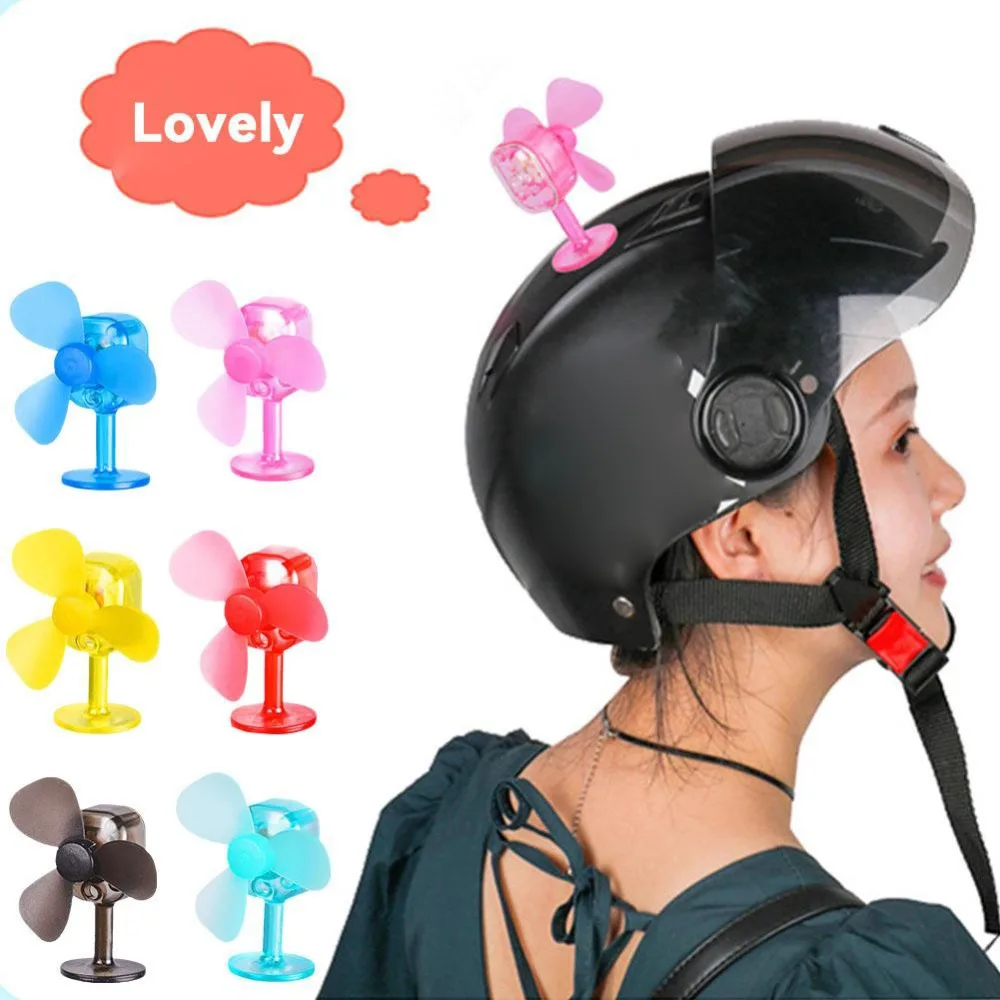 

Portable PP Helmet Bamboo Dragonfly Cute Design Wind-powered Luminous Propeller Suction Cup Self Adhesive Helmet Accessories