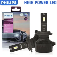 Philips LED H4 H7 H11 Ultinon Rally 3551 HB3 HB4 HIR2 potencia 100W 9000LM 9005 9006 9012 lámpara de cabeza de coche 6500K blanco alto Lumen Watt