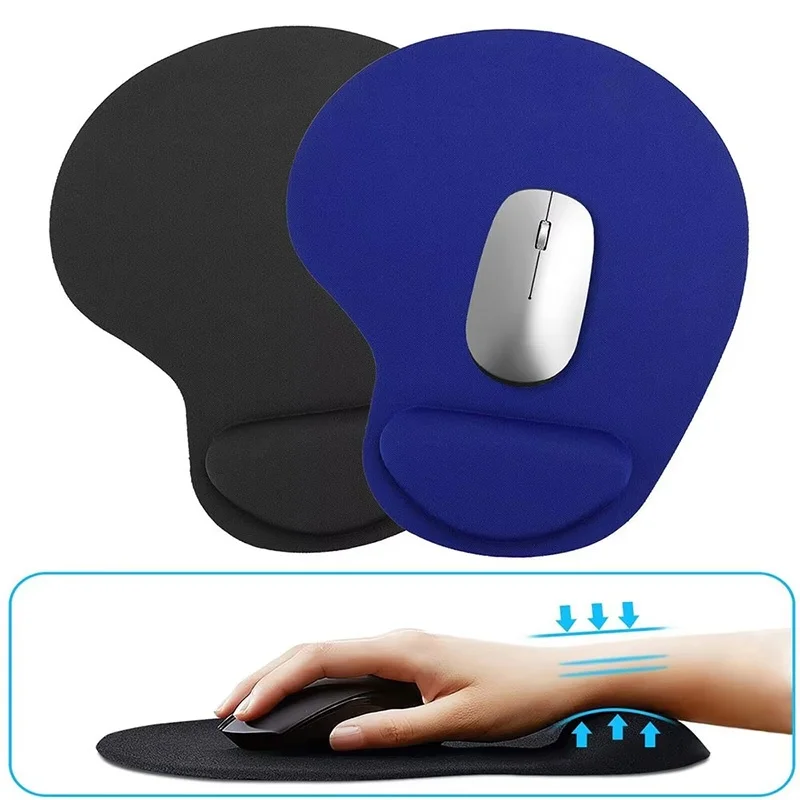 1pcs Wristband Mouse Pad Smooth Wrist Rest Surface Keyboard Mice Pad For PC Computer Macbook Laptop Home Office Desk Accessories