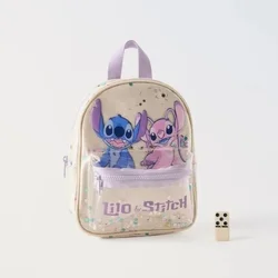 Disney New Stitch Trendy Fashion Backpack Backpack Multifunctional Kindergarten School Bag Halloween Christmas Gift